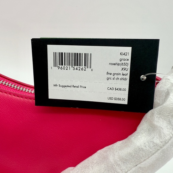 Kate Spade Grace Chain Shoulder Bag Rosehip Pink - Picture 9 of 16
